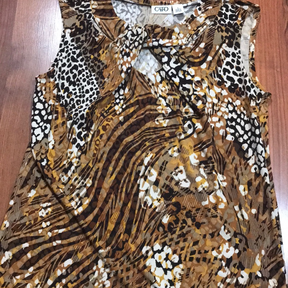 Animal printed top